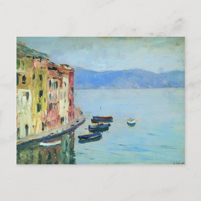 Isaac Levitan- Lake Como Postcard (Front)