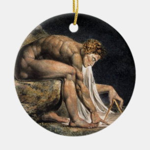 Isaac Newton Ceramic Tree Decoration