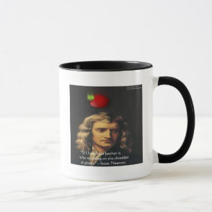 Isaac Newton "Giants Shoulders" Wisdom Gifts & Tee Mug