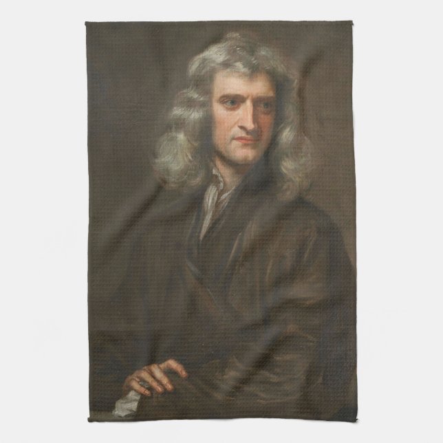 Isaac Newton Tea Towel (Vertical)