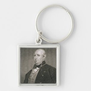 Isaac Shelby (1750-1826) engraved by Asher Brown D Key Ring