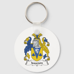 Isaacson Family Crest Key Ring