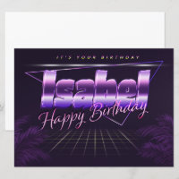 Isabel Name First Name pura retro Map Birthday