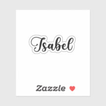 Isabel Name - Handwritten Calligraphy