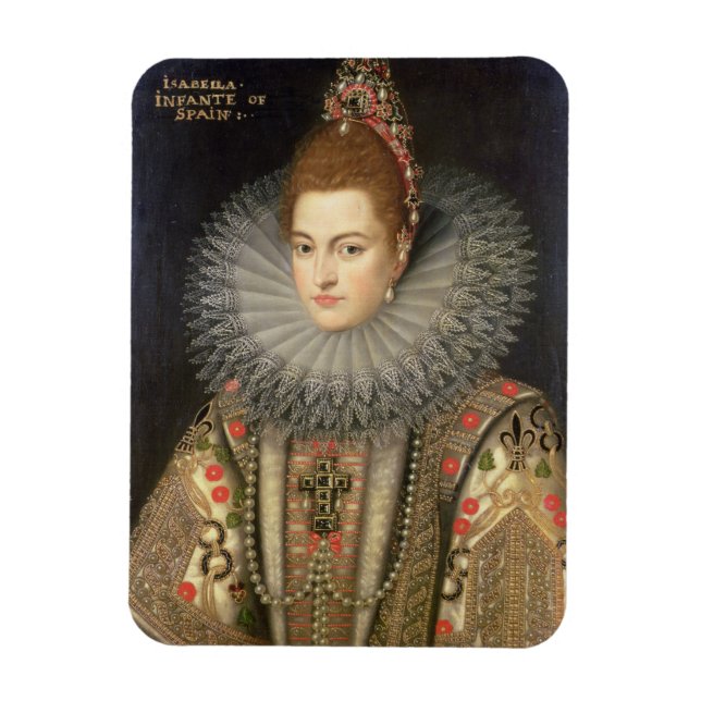 Isabella Clara Eugenia (1566-1633) Infanta of Spai Magnet (Vertical)