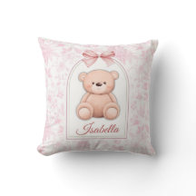 Isabella | Custom Pink Teddy Bear Nursery Design 