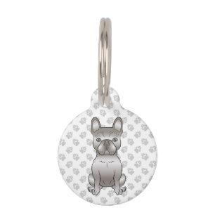 Isabella French Bulldog Frenchie Dog & Pet's Info Pet Tag