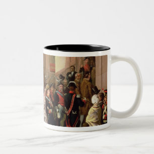 Isabella II of Spain and her husband Two-Tone Coffee Mug