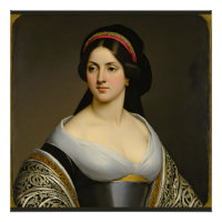 "Isabella Marie Rousseau" Woman's Portrait