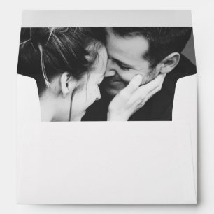 Isabella Modern Simple Calligraphy Wedding Envelope