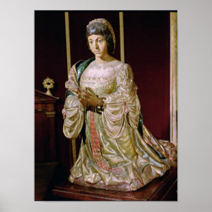Isabella of Castile in Prayer, 1520-22 Poster