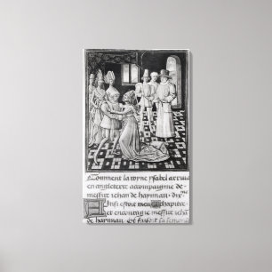 Isabella of France, Queen of England Canvas Print