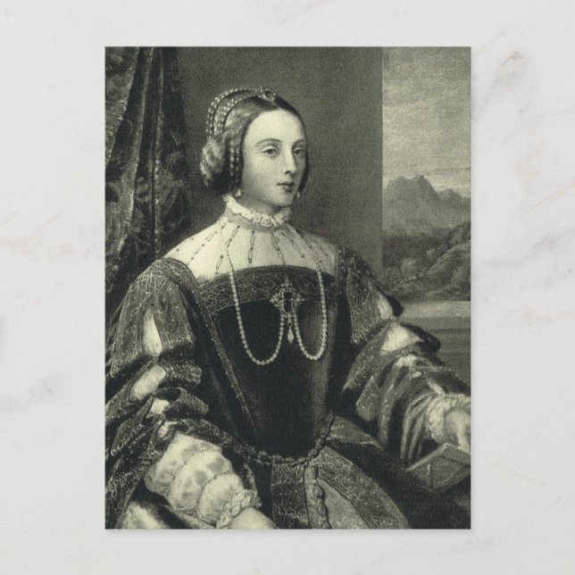 Isabella of Portugal Postcard (Front)