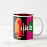 Isabella Personalised Name Mug<br><div class="desc">Isabella has Italian origins. It means "dedicated to God". (In "Italian" it translates to "Is-a-beauty".) This personalised mug is a great gift for the Isabella in your life. You can customise the text to account for variations in spelling and derivatives (e.g.,  Isabel (Spanish),  Isabelle (French),  Isabeau (French)).</div>