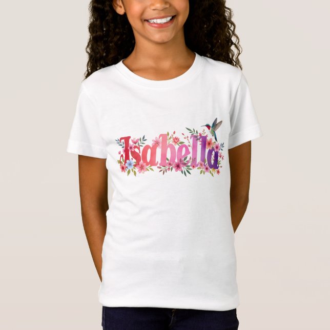 Isabella - Personalised Shirt  - For Kids (Front)