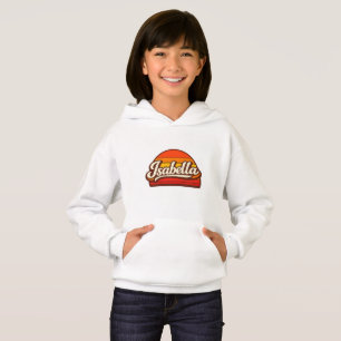 Isabella Retro Sunset Personalized Name Design