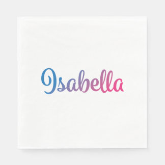 Isabella Stylish Cursive Napkin