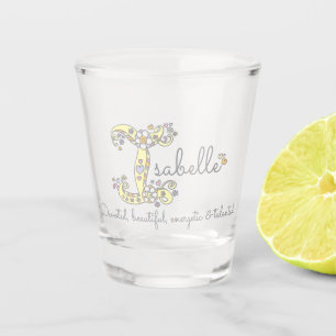 Isabelle custom decorative name meaning  shot glass