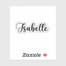 Isabelle Name - Handwritten Calligraphy