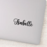 Isabelle Name - Handwritten Calligraphy