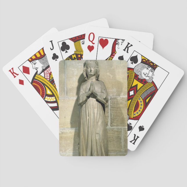 Isabelle of France (1292-1358) c.1304 (stone) Playing Cards (Back)