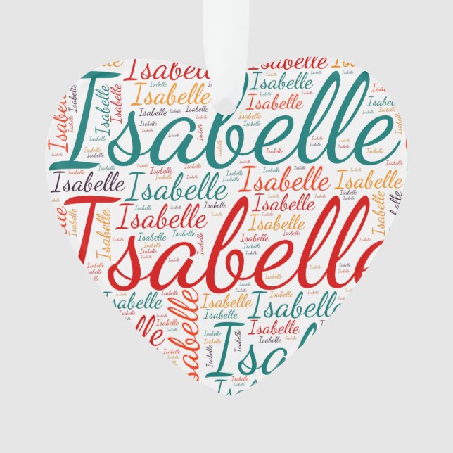 Isabelle Ornament (Front)