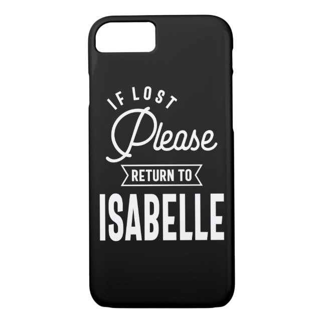 Isabelle Personalised Name Birthday Gift Case-Mate iPhone Case (Back)