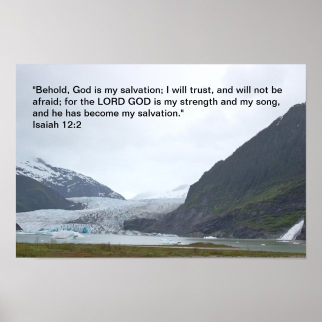 Isaiah 12:2 poster (Front)