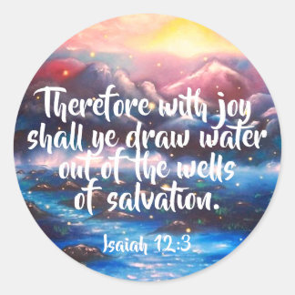 Isaiah 12:3 | Christian Scripture Stickers