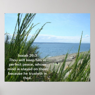 Isaiah 26:3 Poster