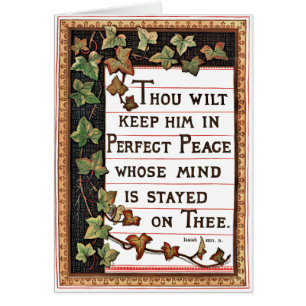 Isaiah 26:3 Scripture Heritage Artwork