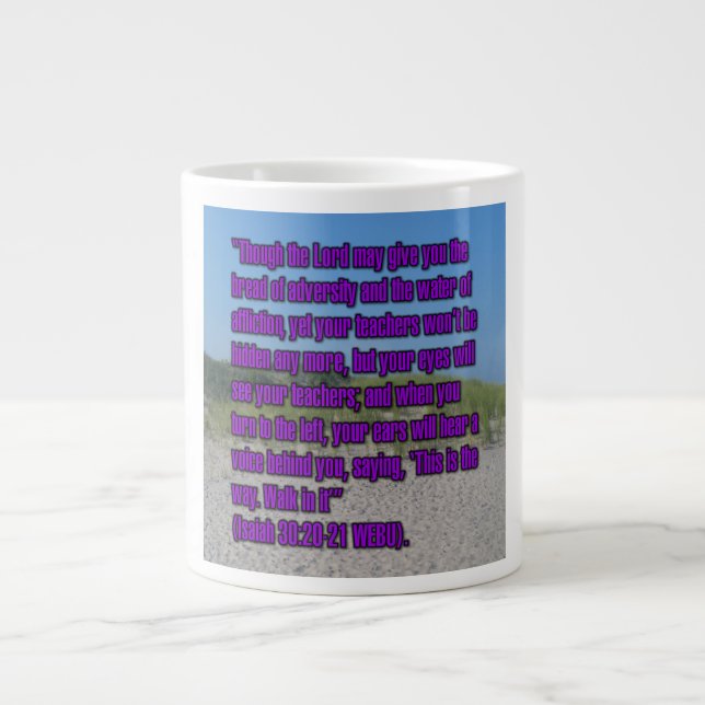 Isaiah 30:20-21 WEBU Mug (Front)