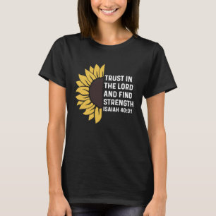 Isaiah 4031 40 31 God Jesus Religious Quote Christ T-Shirt