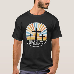 Isaiah 4031 40 31 God Jesus Religious Quote Christ T-Shirt