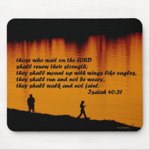 Isaiah 40:31 2011 mouse mat