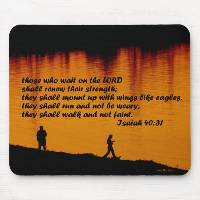 Isaiah 40:31 2011 mouse mat (Front)