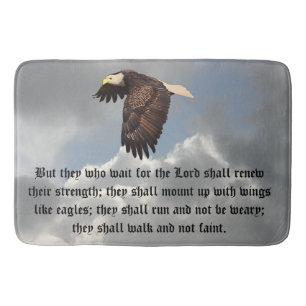 ISAIAH 40:31 BATH MAT