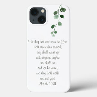 Isaiah 40:31  Bible Verse Shabby Chic Phone Case