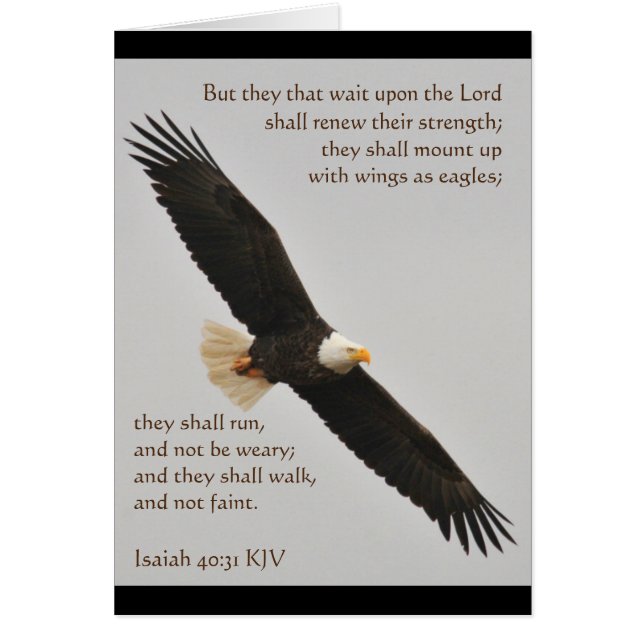 Isaiah 40:31 But they that wait upon the Lord (Front)