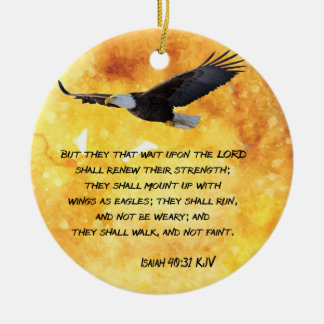 Isaiah 40:31  ceramic tree decoration