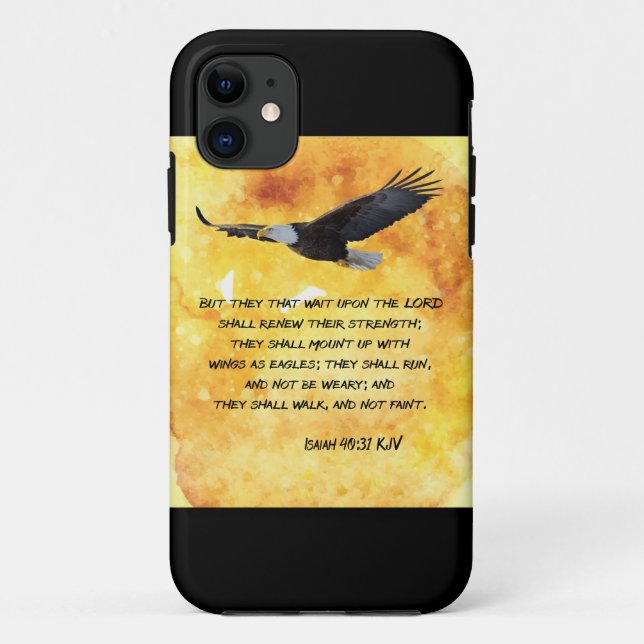 Isaiah 40:31 Christian Case-Mate iPhone Case (Back)