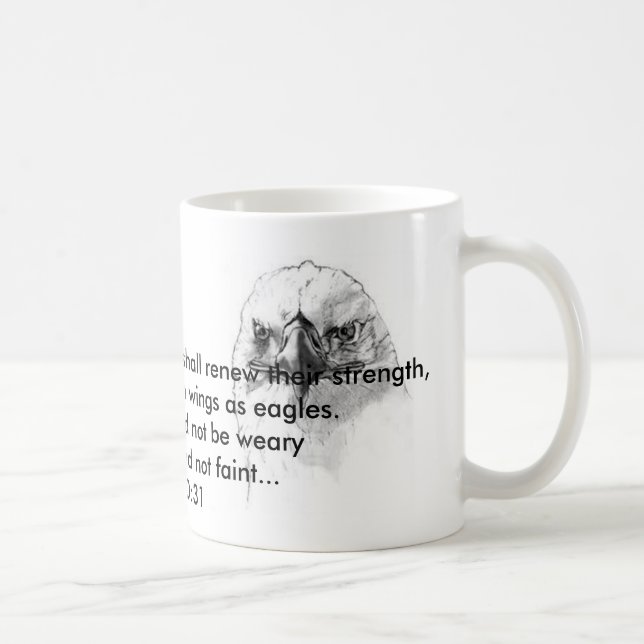 Isaiah 40:31 coffee mug (Right)