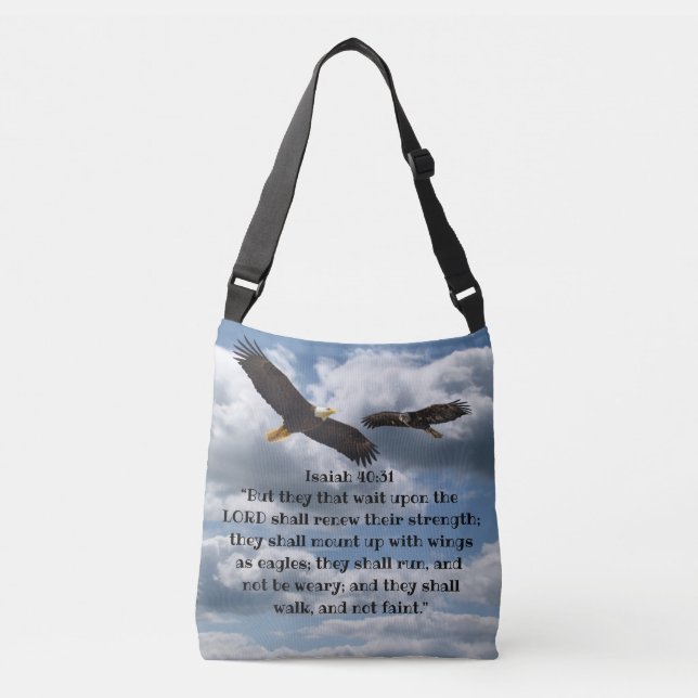 ISAIAH 40:31 CROSSBODY BAG (Front)