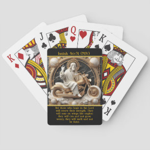 Isaiah 40:31 Empowered to Overcome Playing Cards