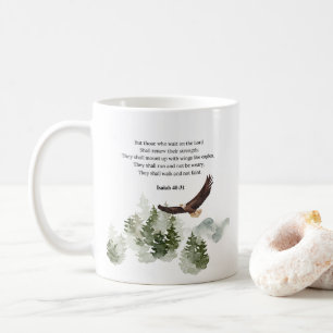 Isaiah 40:31 Mount up with wings like eagles Coffee Mug
