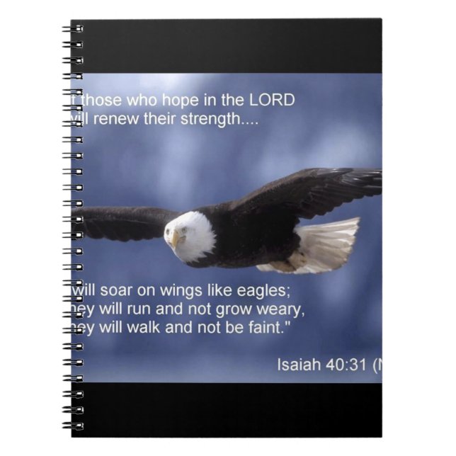 Isaiah 40:31 notebook (Front)