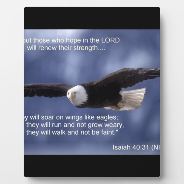 Isaiah 40:31 plaque (Front)