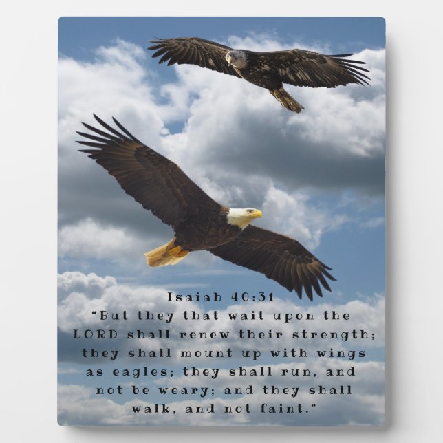 ISAIAH 40:31 PLAQUE (Front)