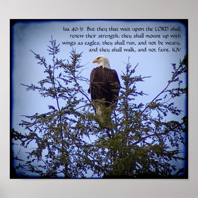 Isaiah 40:31 poster (Front)