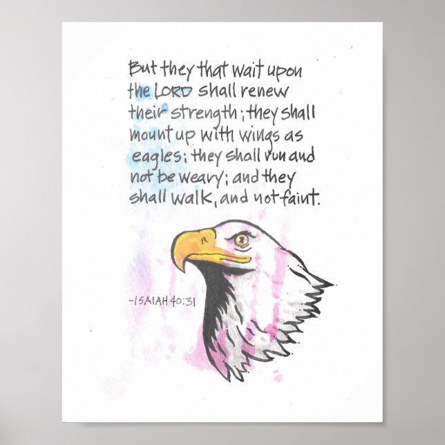 ISAIAH 40:31 POSTER (Front)